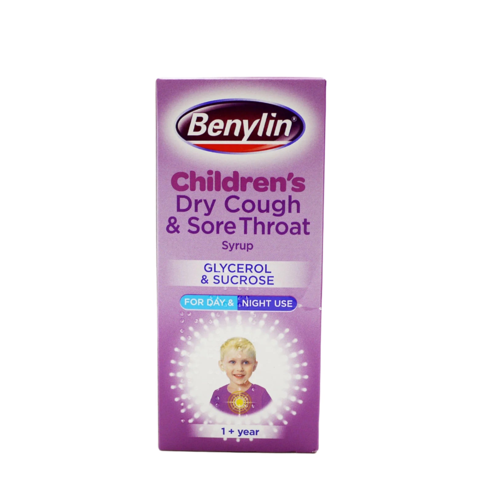 Benylin Children's Dry Cough & Sore Throat Syrup 1+ Year - 125ml | High Quality Health & Wellbeing Product Online - Product Image Benylin Children's Dry Cough & Sore Throat Syrup 1+ Year - 125ml | High Quality Health & Wellbeing Product Online - Product Image